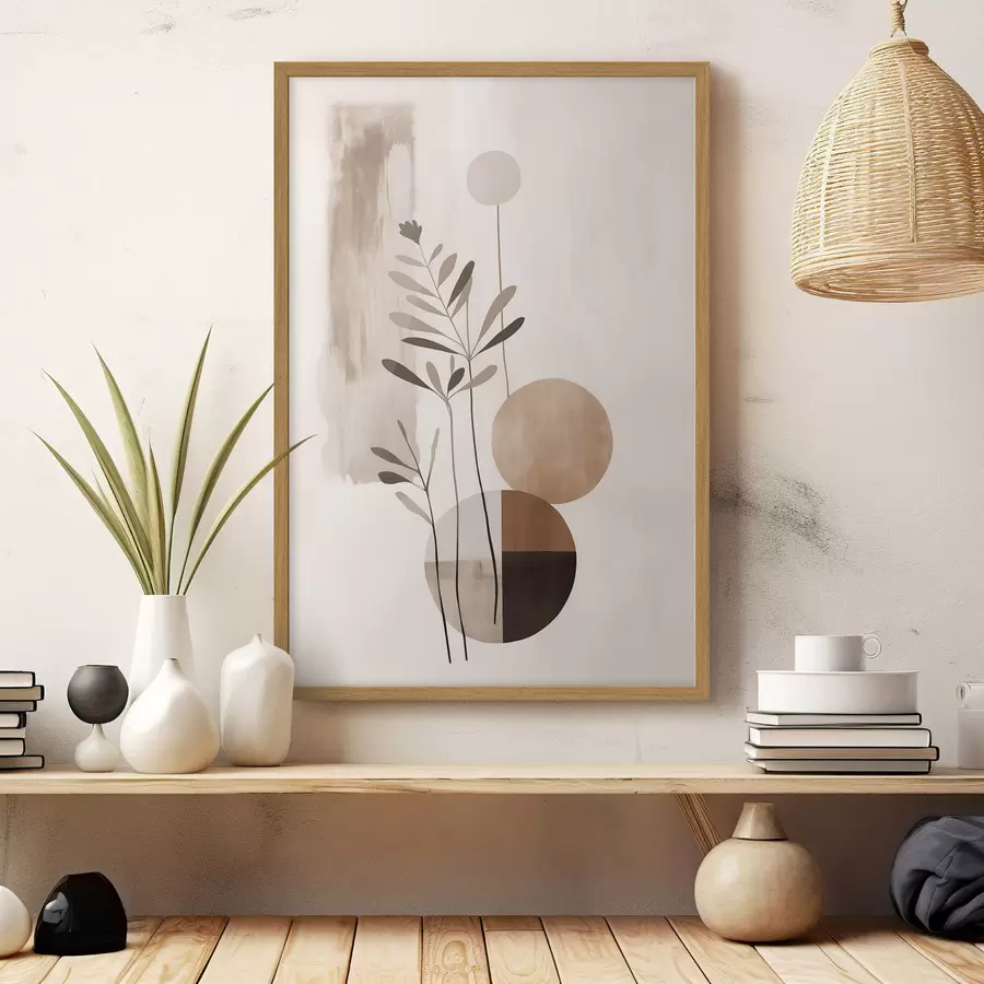 Fototapetai Botaninis etiudas ochra f46782