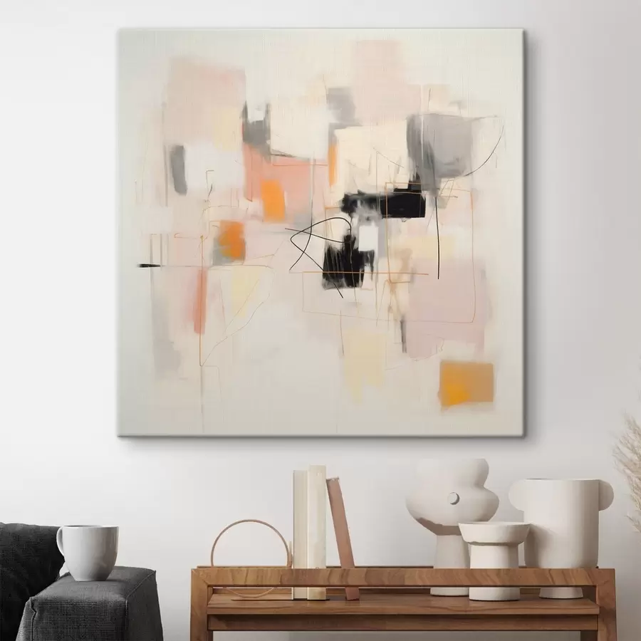 Paveikslėlis Minimalistinė abstrakcija su švelniomis spalvomis s46638