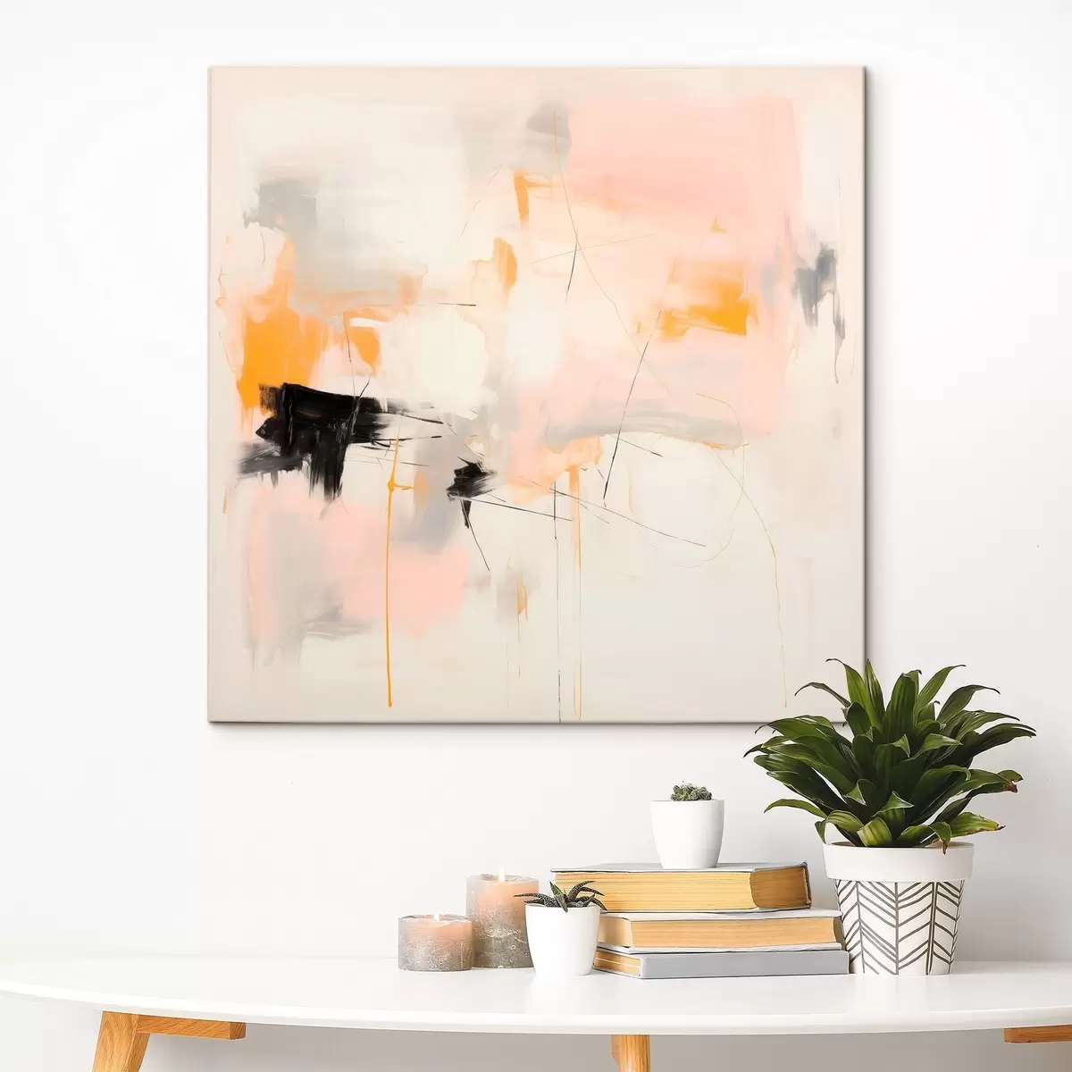 Paveikslėlis Neryškūs kontūrai ir dinamiški potėpiai gestikuliuojančiu stiliumi s46639