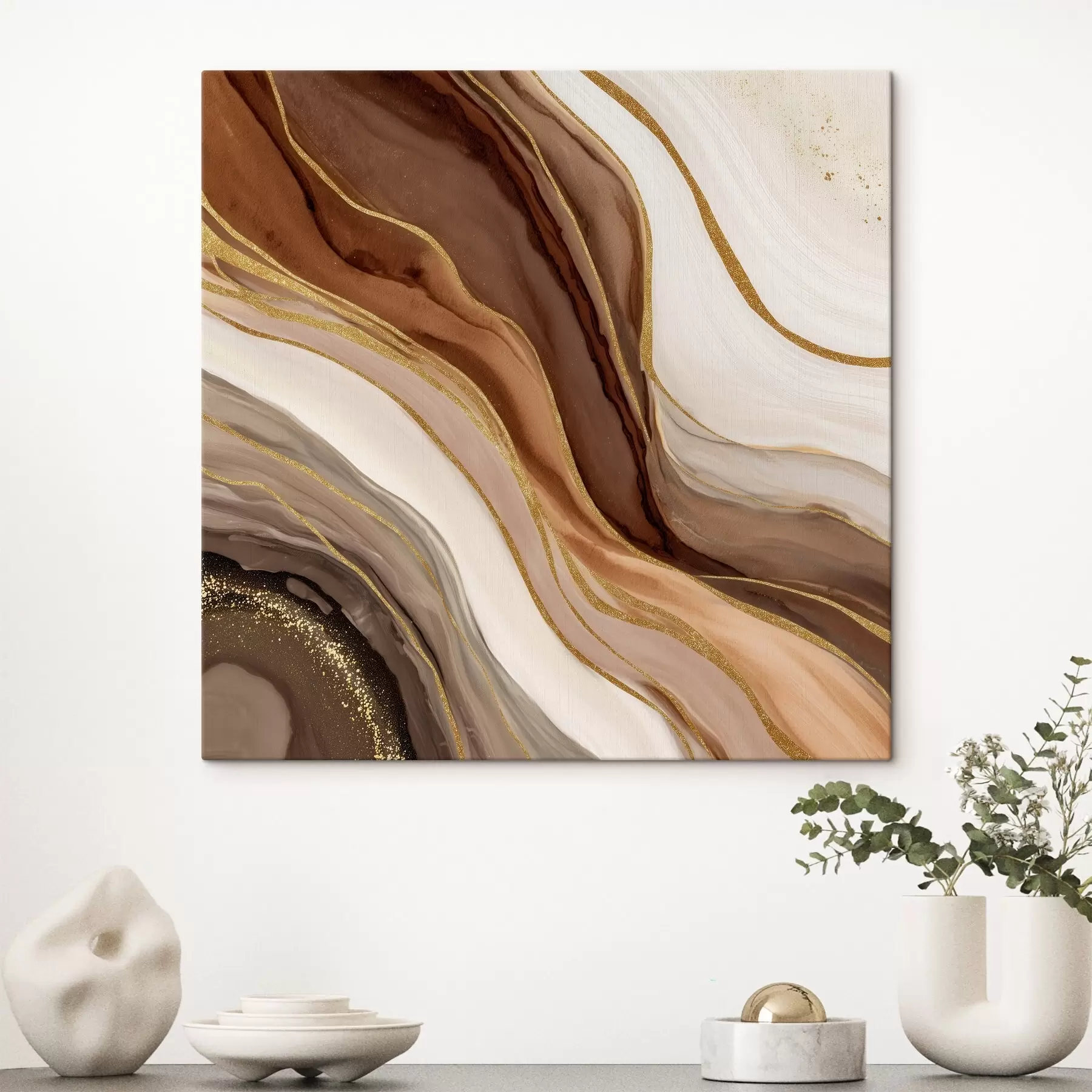 Paveikslėlis Akmens kompozicija medžio atspalviais s46642