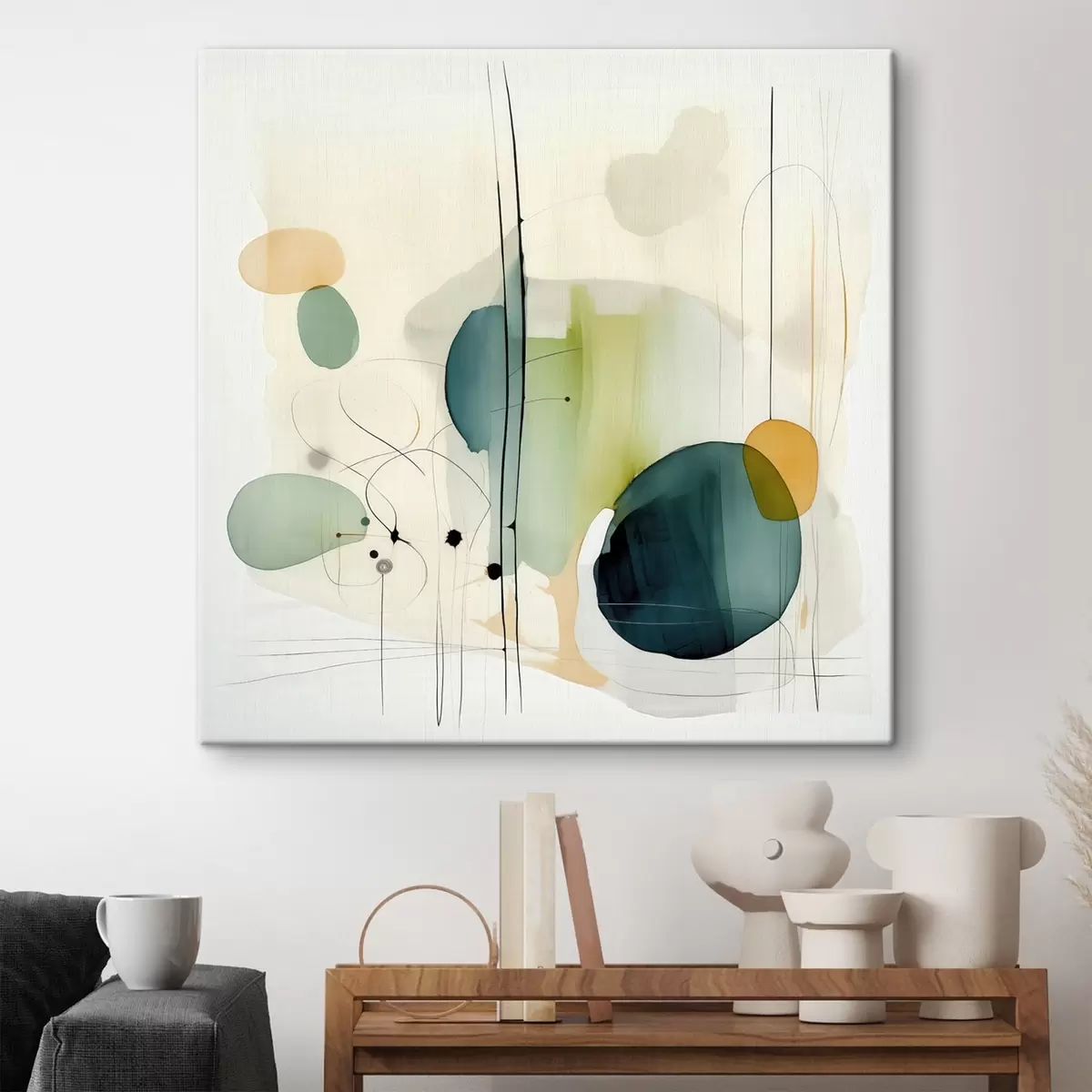 Paveikslėlis Meniška geometrija švelniais tonais s46649