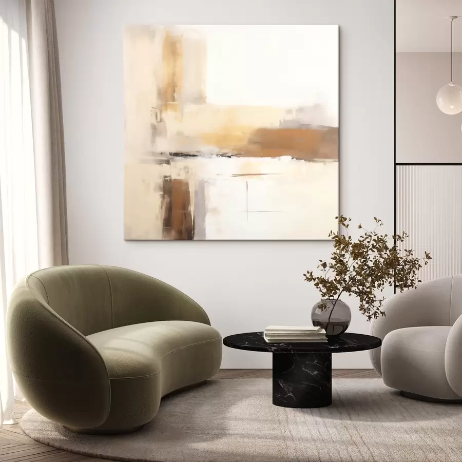 Paveikslėlis Šviesus abstraktus kompozicija šiltų tonų s46654