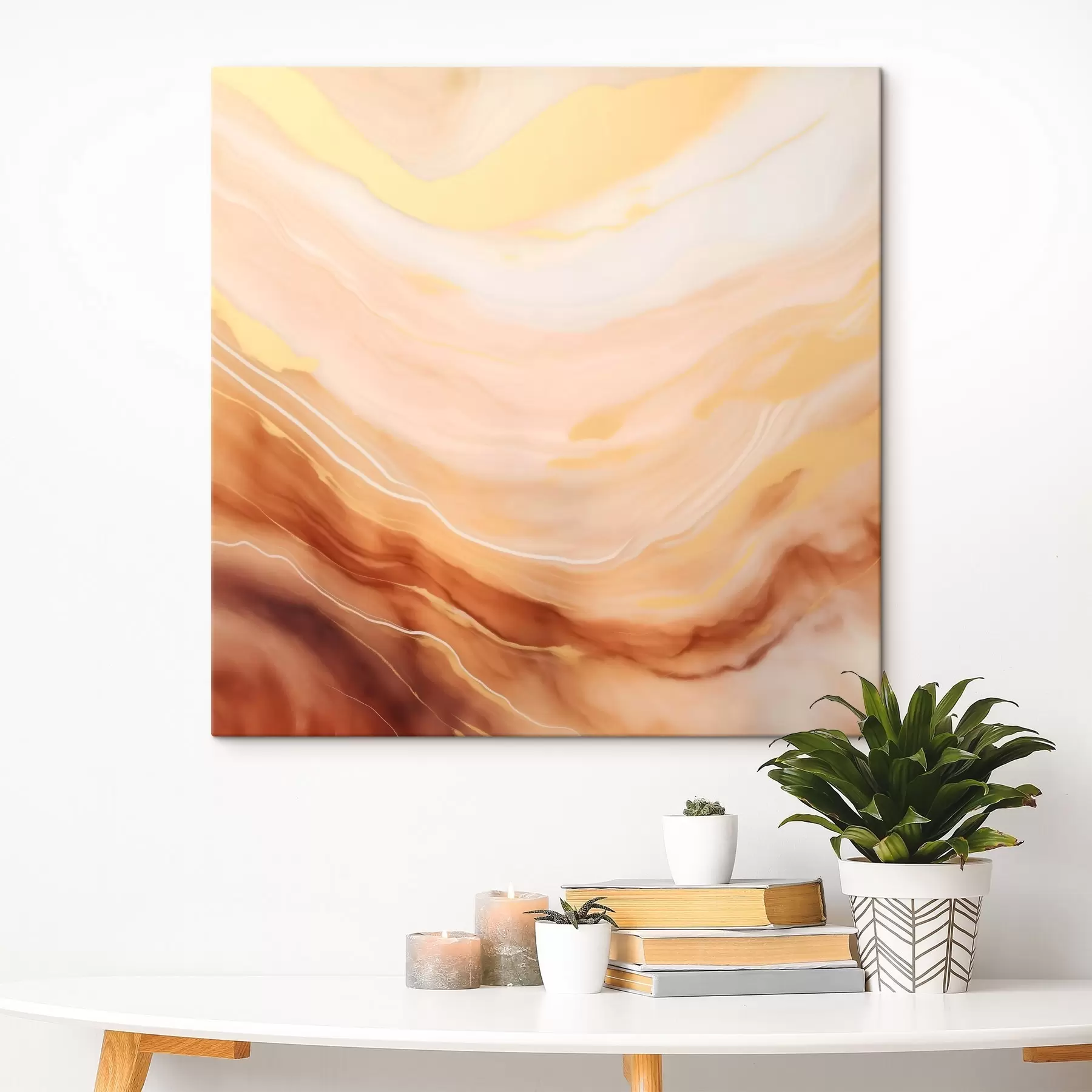 Paveikslėlis Abstrakcija pastelinių spalvų paletėje su natūraliomis formomis s46660