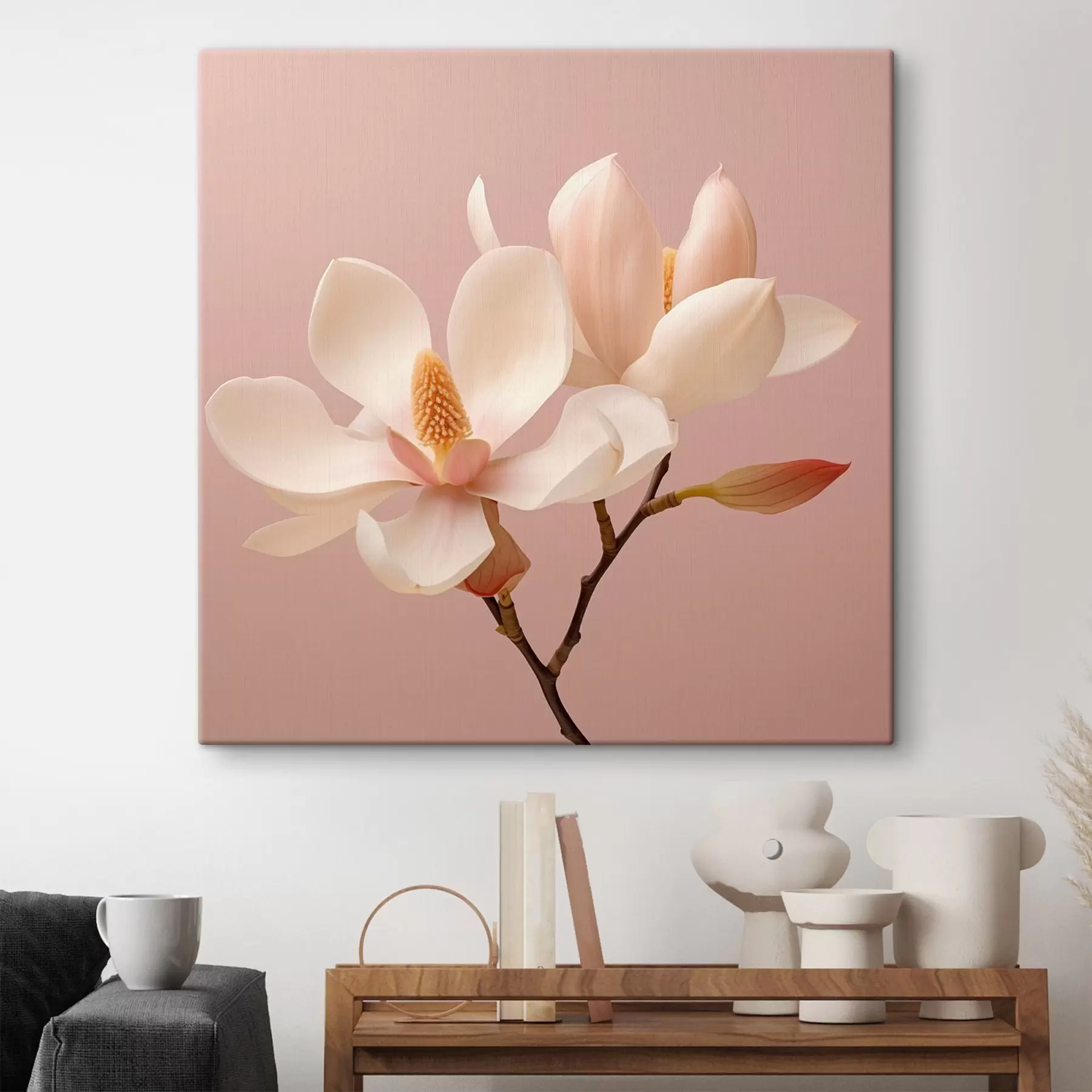 Paveikslėlis Subtilūs gėlių žiedlapiai pastelinės spalvų paletės s46666