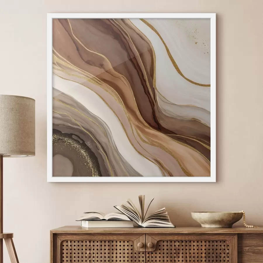 Fototapetai Akmens kompozicija medžio atspalviais f46642