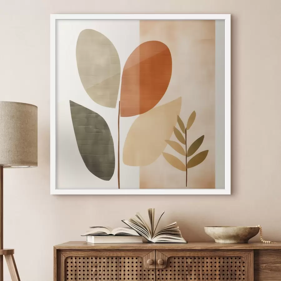 Fototapetai Minimalistinis meninio stiliaus lapynas f46644