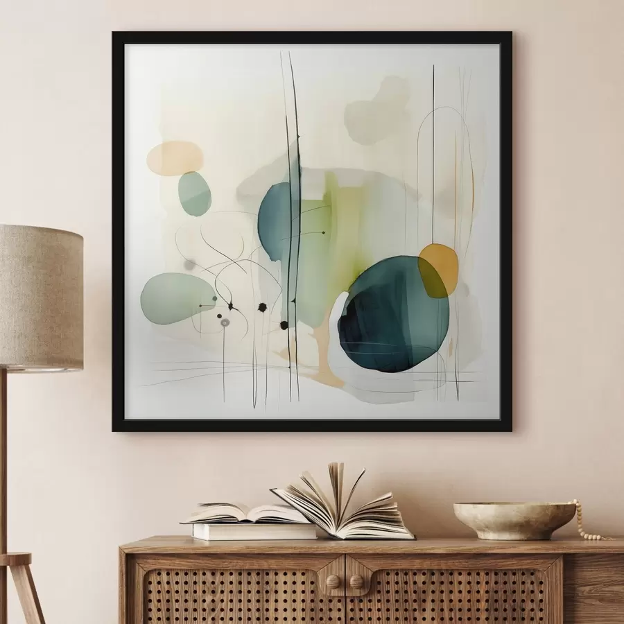 Fototapetai Meniška geometrija švelniais tonais f46649