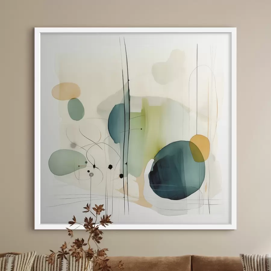 Fototapetai Meniška geometrija švelniais tonais f46649