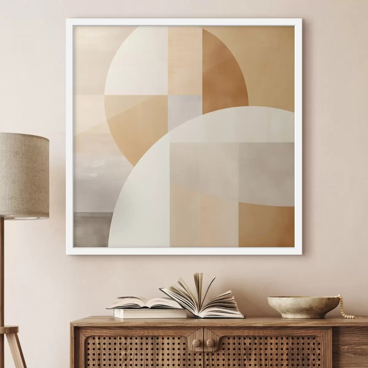 Plakatas Meninė geometrija pastelinėmis spalvomis f46650