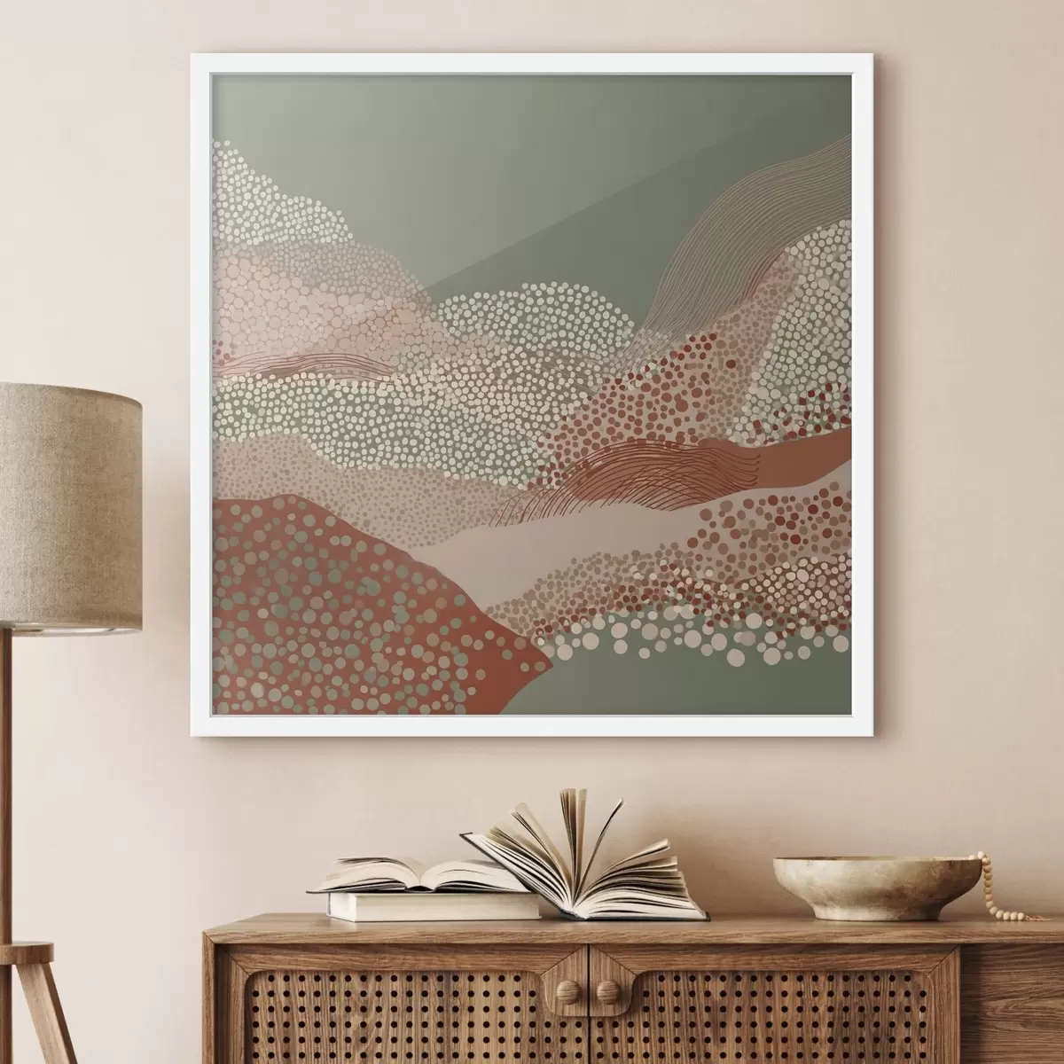 Plakatas Stilizuotas peizažas f46652