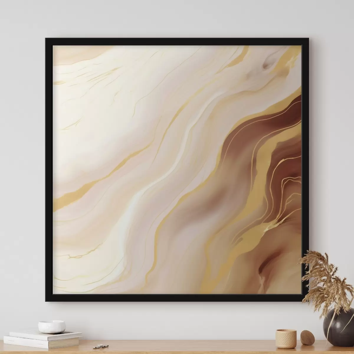 Plakatas Kompozicija su natūraliais spalvų perėjimais f46661