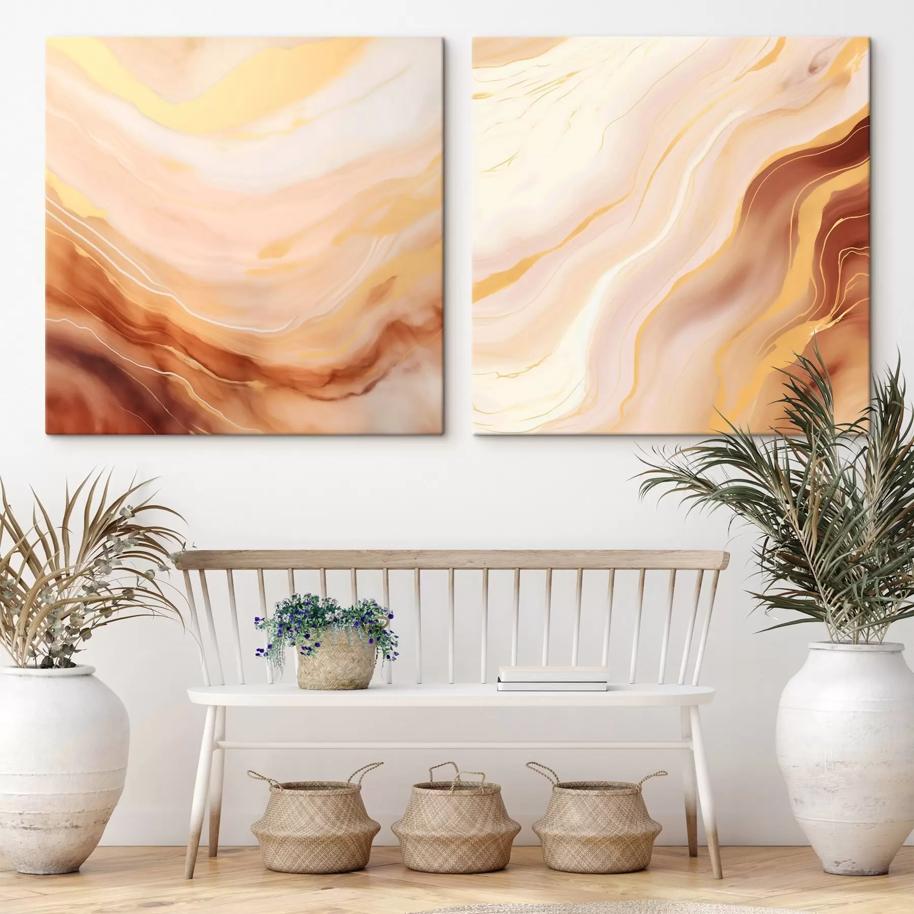 Paveikslėlis Šviesios banguotos struktūros akvarelės technika m00991