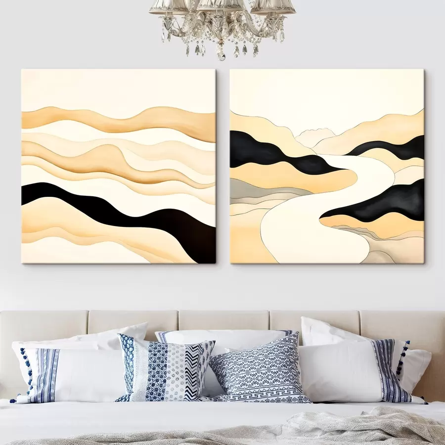 Paveikslėlis Abstrakčios formos, įkvėptos gamtos ritmais m00992