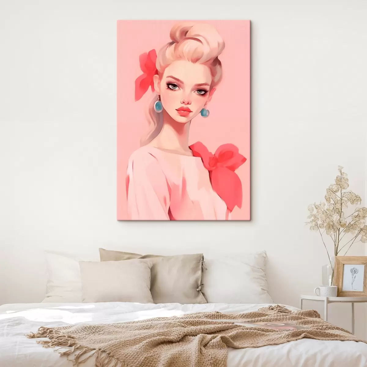 Paveikslėlis Mergina rožine suknele s46804