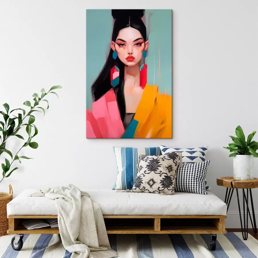 Paveikslėlis Abstraktus mados portretas s46808