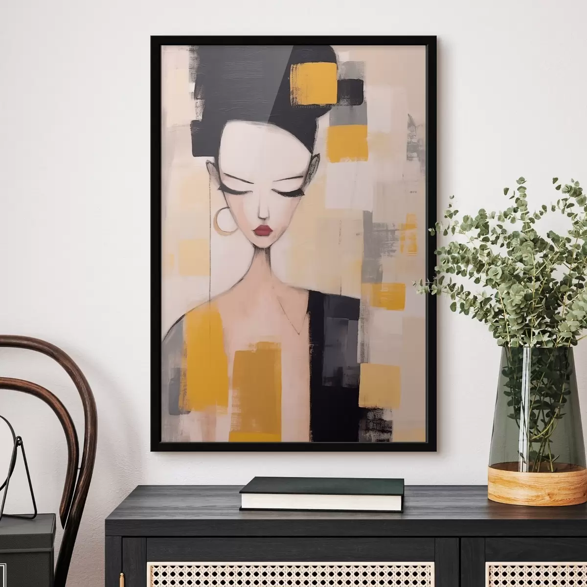 Plakatas Kubistinis portretas f46806