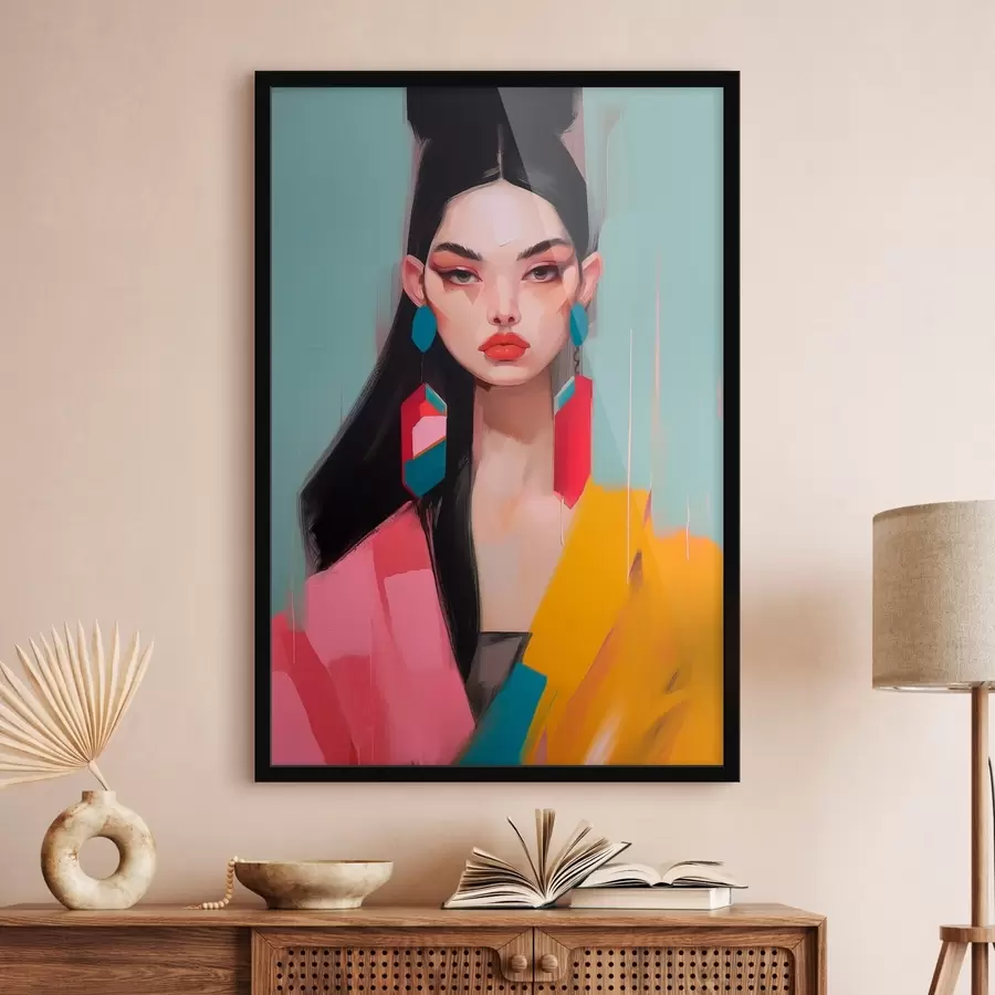 Fototapetai Abstraktus mados portretas f46808