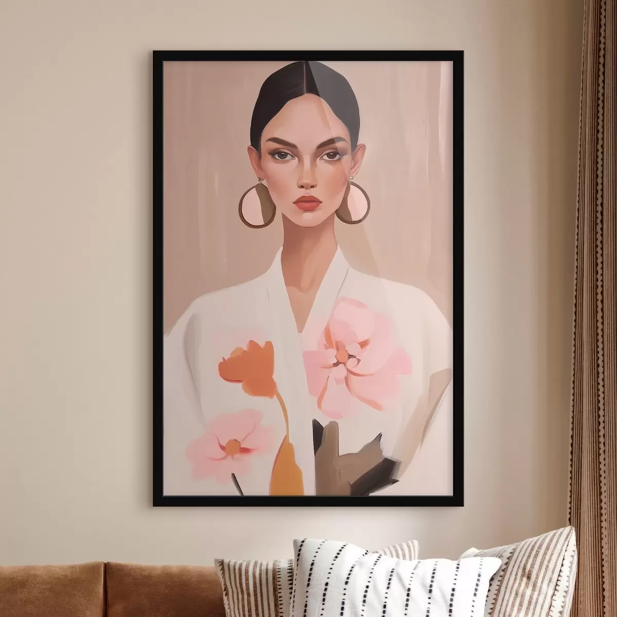 Plakatas Mergaitės portretas f46815