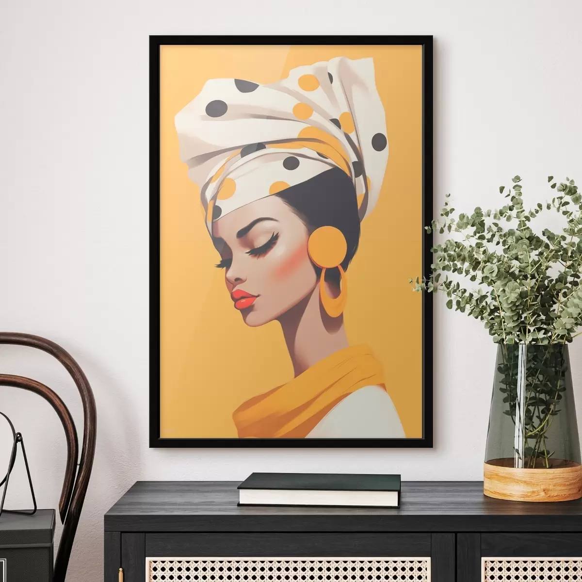 Plakatas Mergaitės portretas f46820