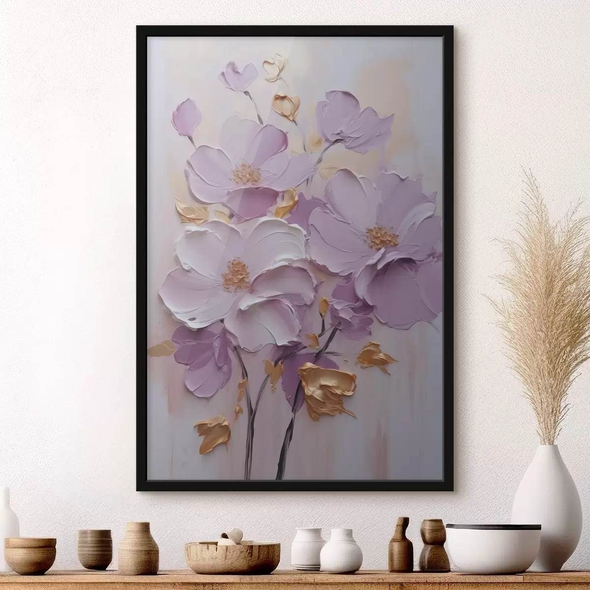 Plakatas Abstrakčios gėlės f46838