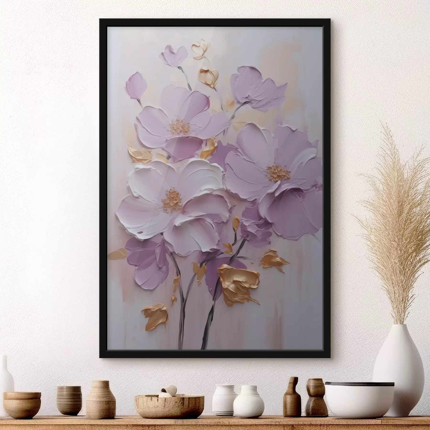 Fototapetai Abstrakčios gėlės f46838