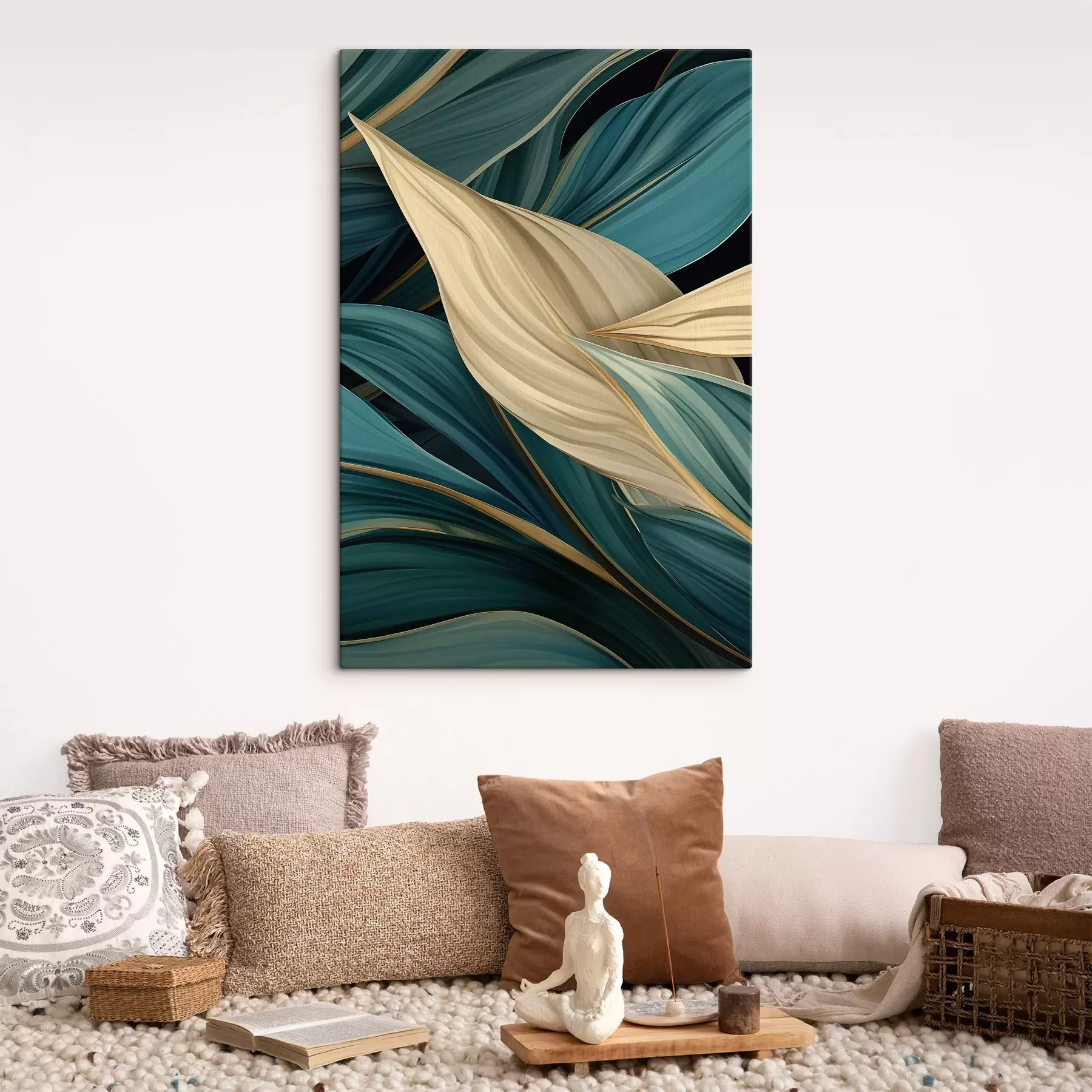 Paveikslėlis Didelės abstrakčios lapai s46880