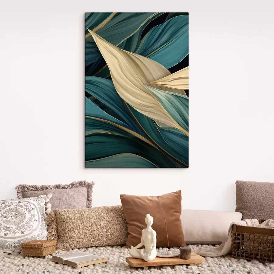 Paveikslėlis Didelės abstrakčios lapai s46880