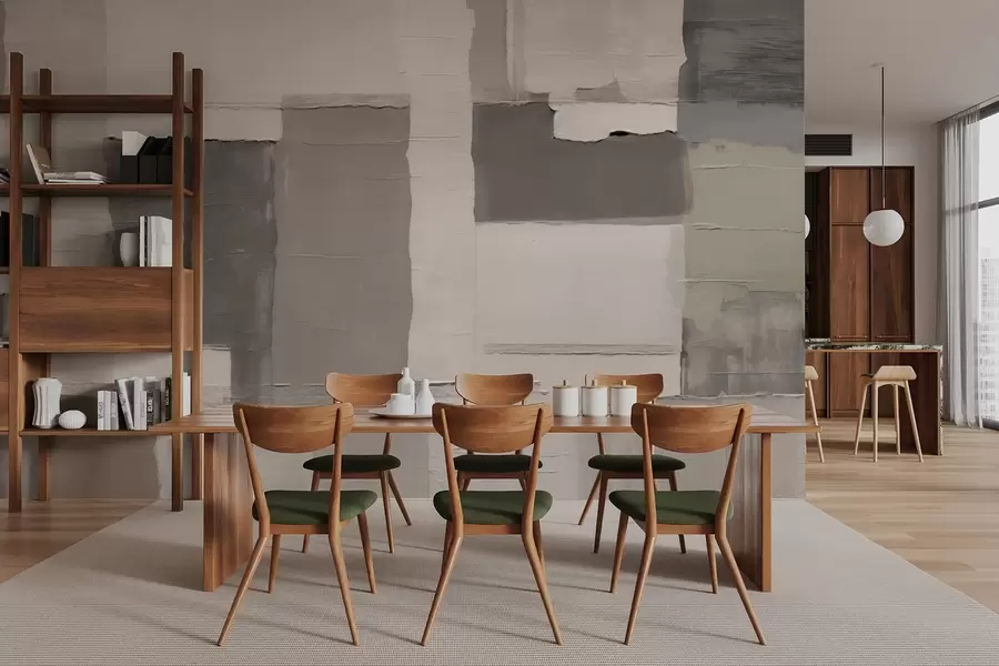 Fototapetai Ramūs tekstūruoti stačiakampiai pilkai-smėlio atspalvių w04958