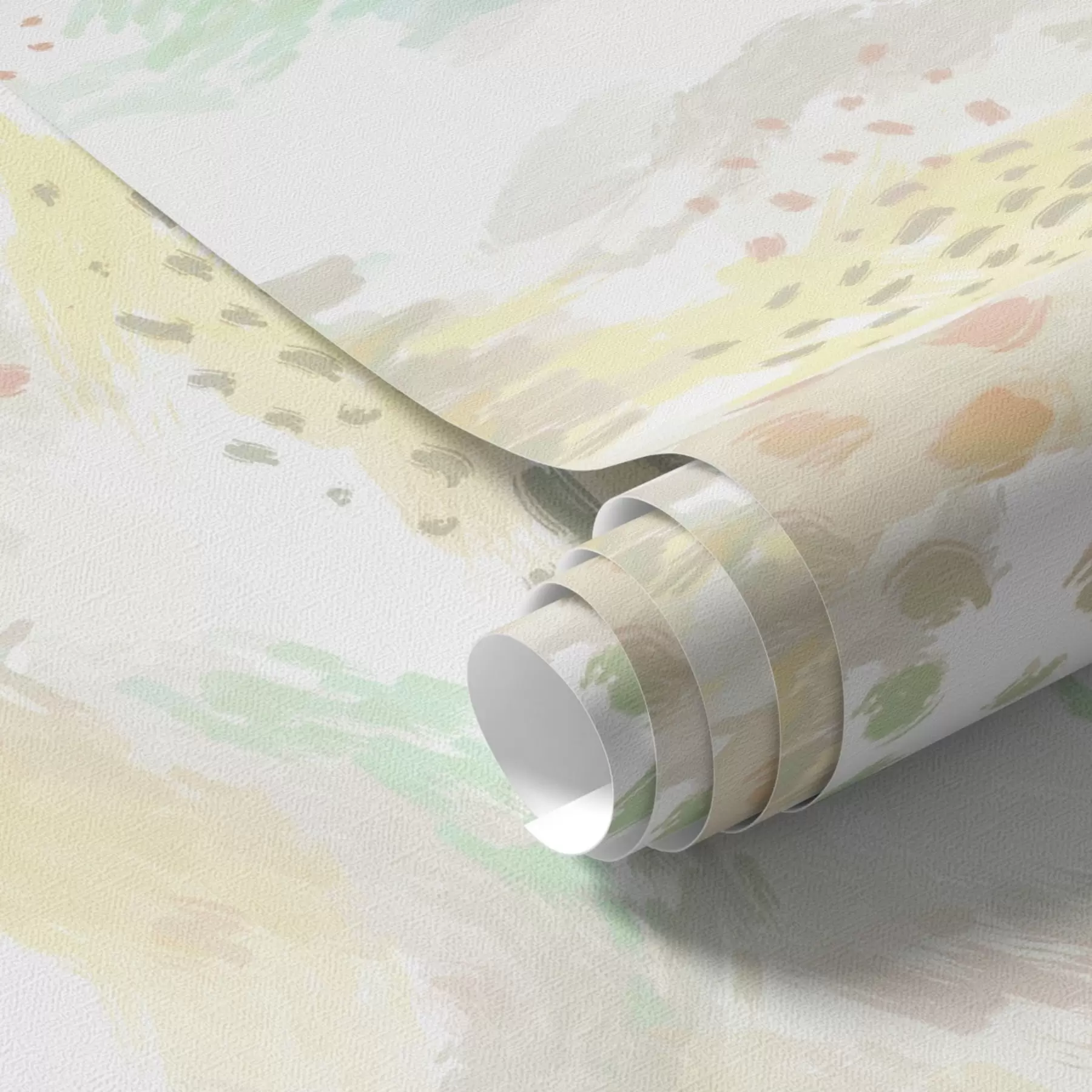 Fototapetai Šviesūs pasteliniai potėpiai ant beveik balto fono a00999