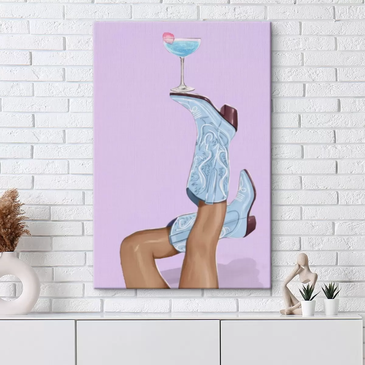 Paveikslėlis Mėlyni batai su stiklu s46845