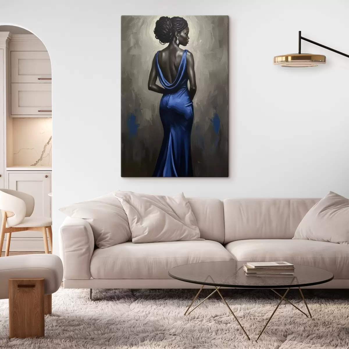 Paveikslėlis Mergina su suknele s46856