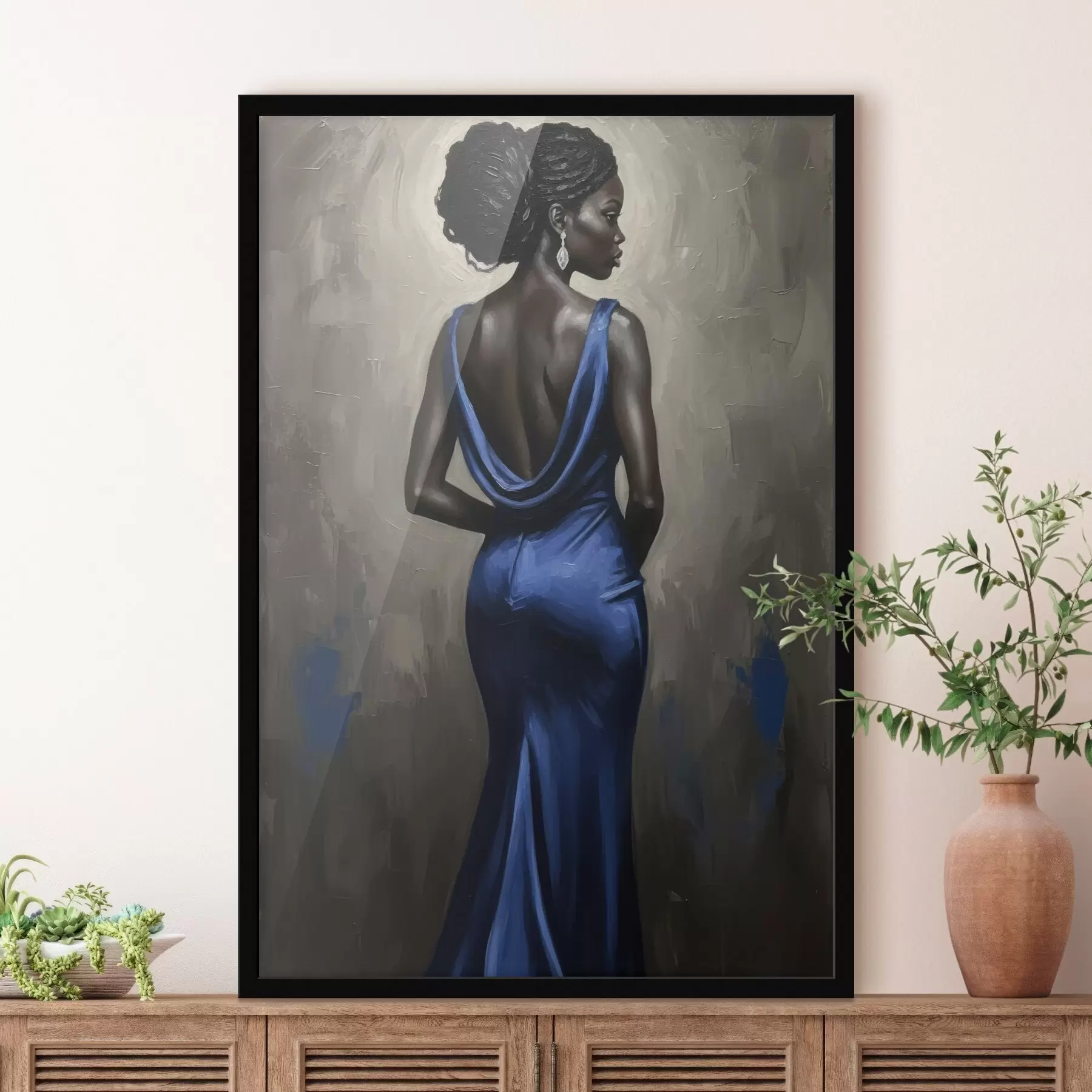 Fototapetai Mergina su suknele f46856