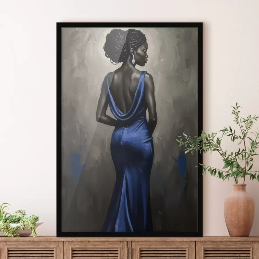 Fototapetai Mergina su suknele f46856