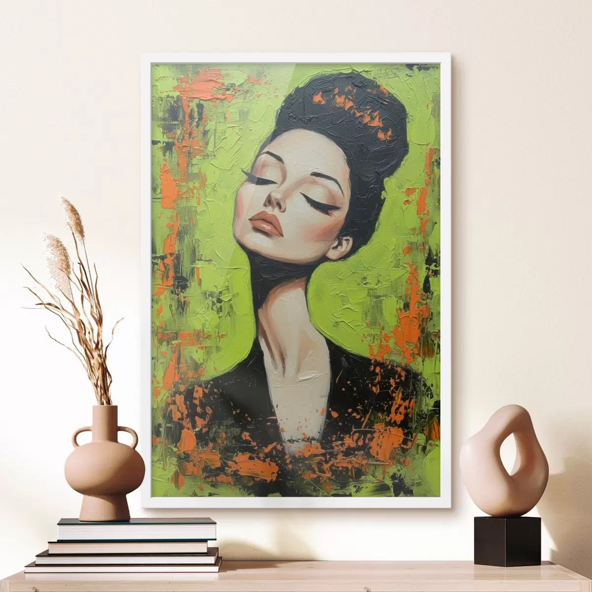 Plakatas Mergaitės portretas f46860