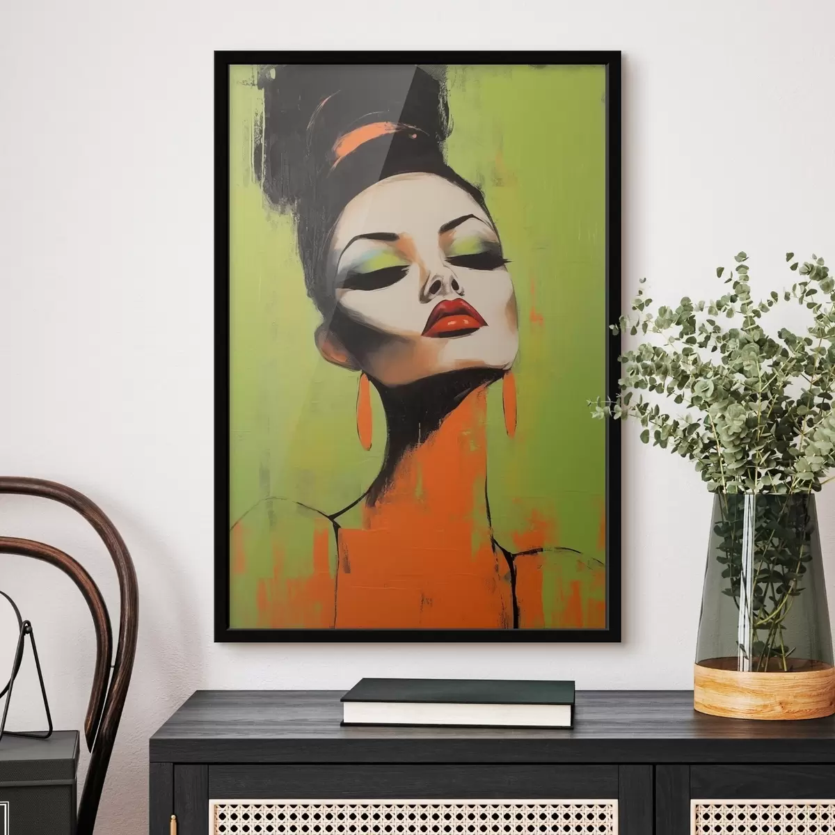 Plakatas Mergaitės portretas f46866