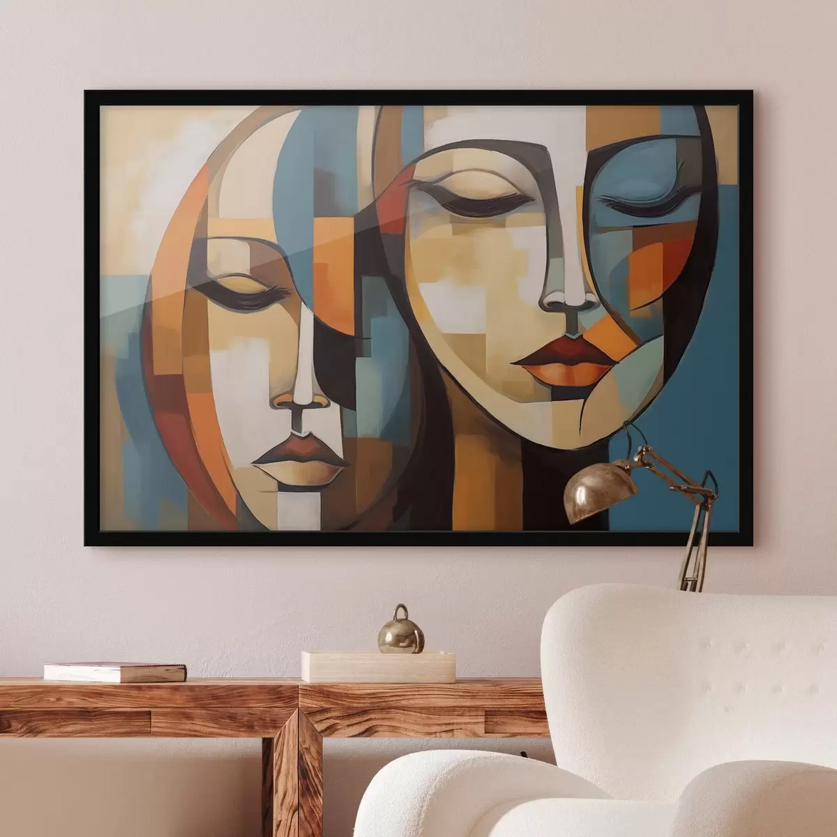 Plakatas Abstraktus portretas f46869