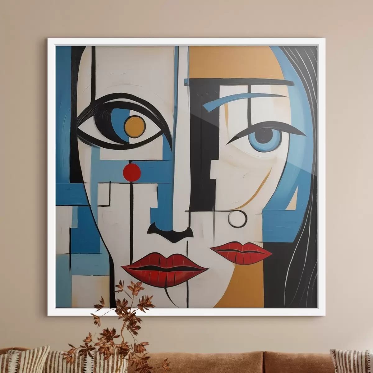 Plakatas Abstraktus portretas f46870