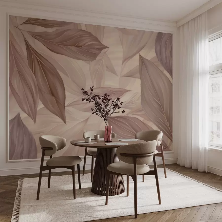 Fototapetai Abstrakčios subtilios lapai w04969v1