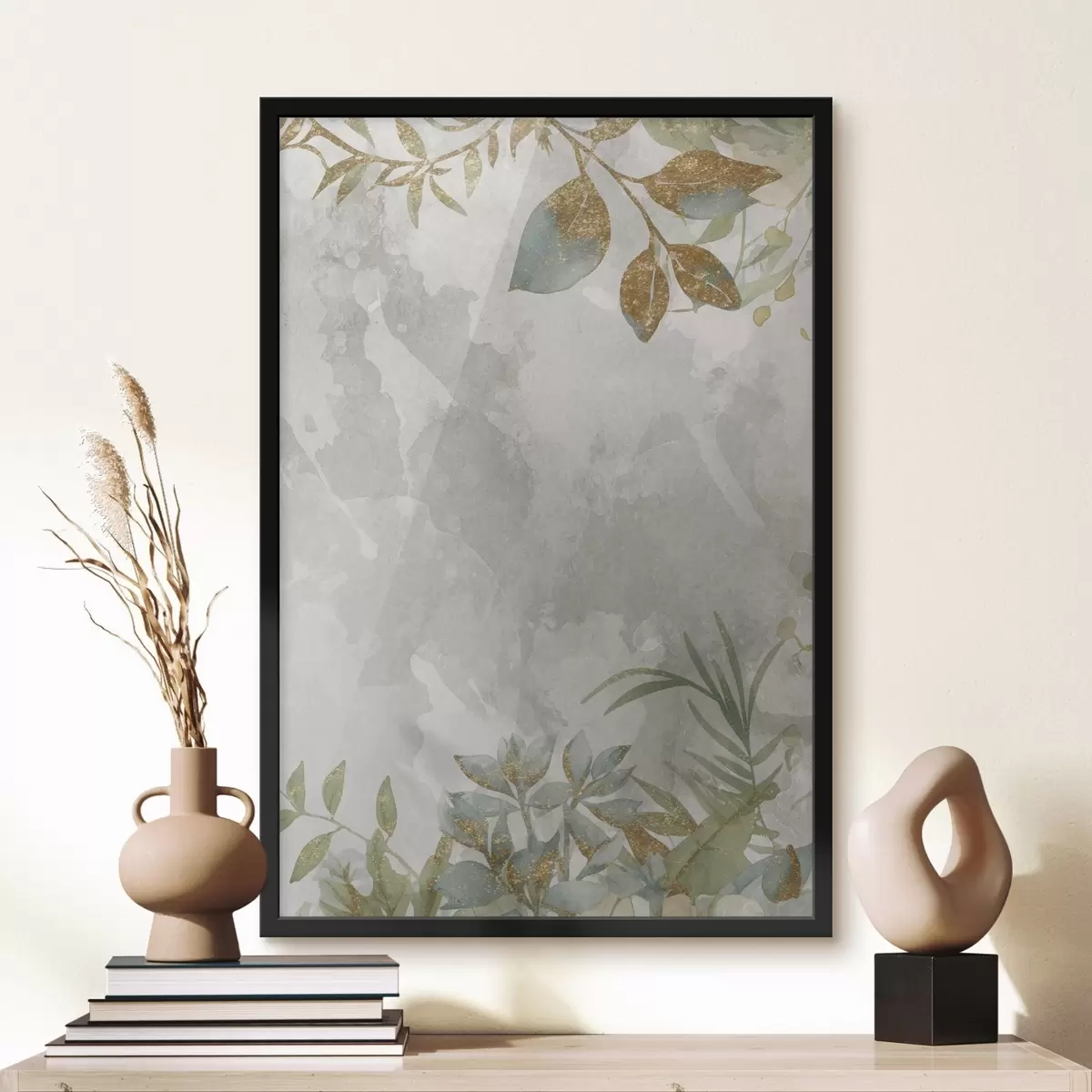 Plakatas Augalai ant šviesaus fono f46894