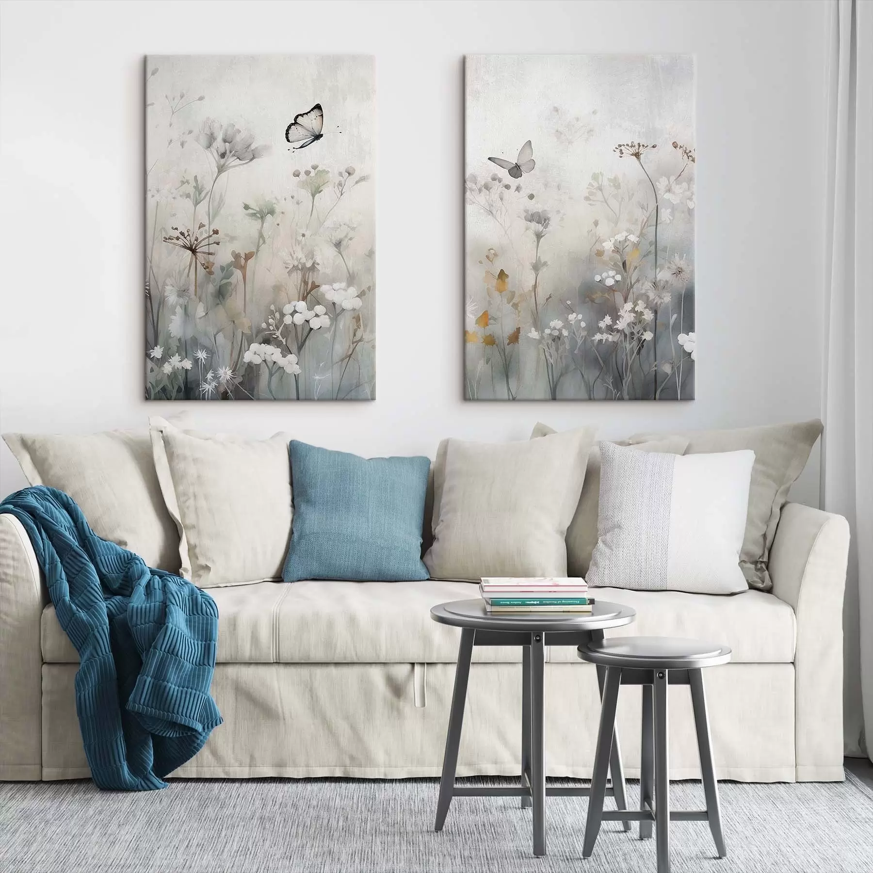 Paveikslėlis Drugeliai ir laukiniai žiedai m01072