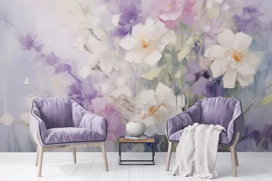 Fototapetai Abstraktus gėlių puokštė w09597