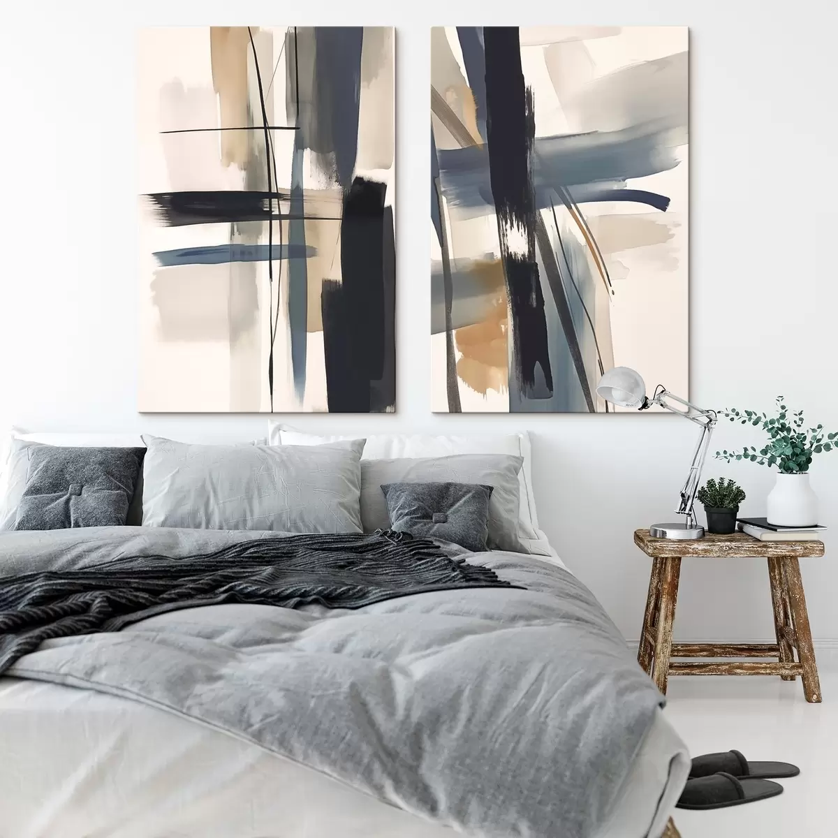 Paveikslėlis Abstraktaus teptuko potėpio imitacija m01076