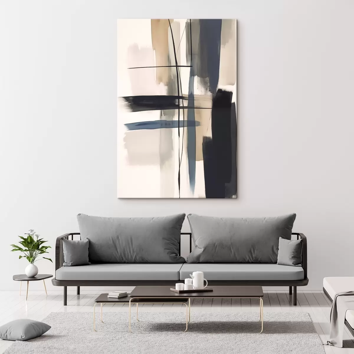 Paveikslėlis Abstraktaus teptuko potėpio imitacija s46907