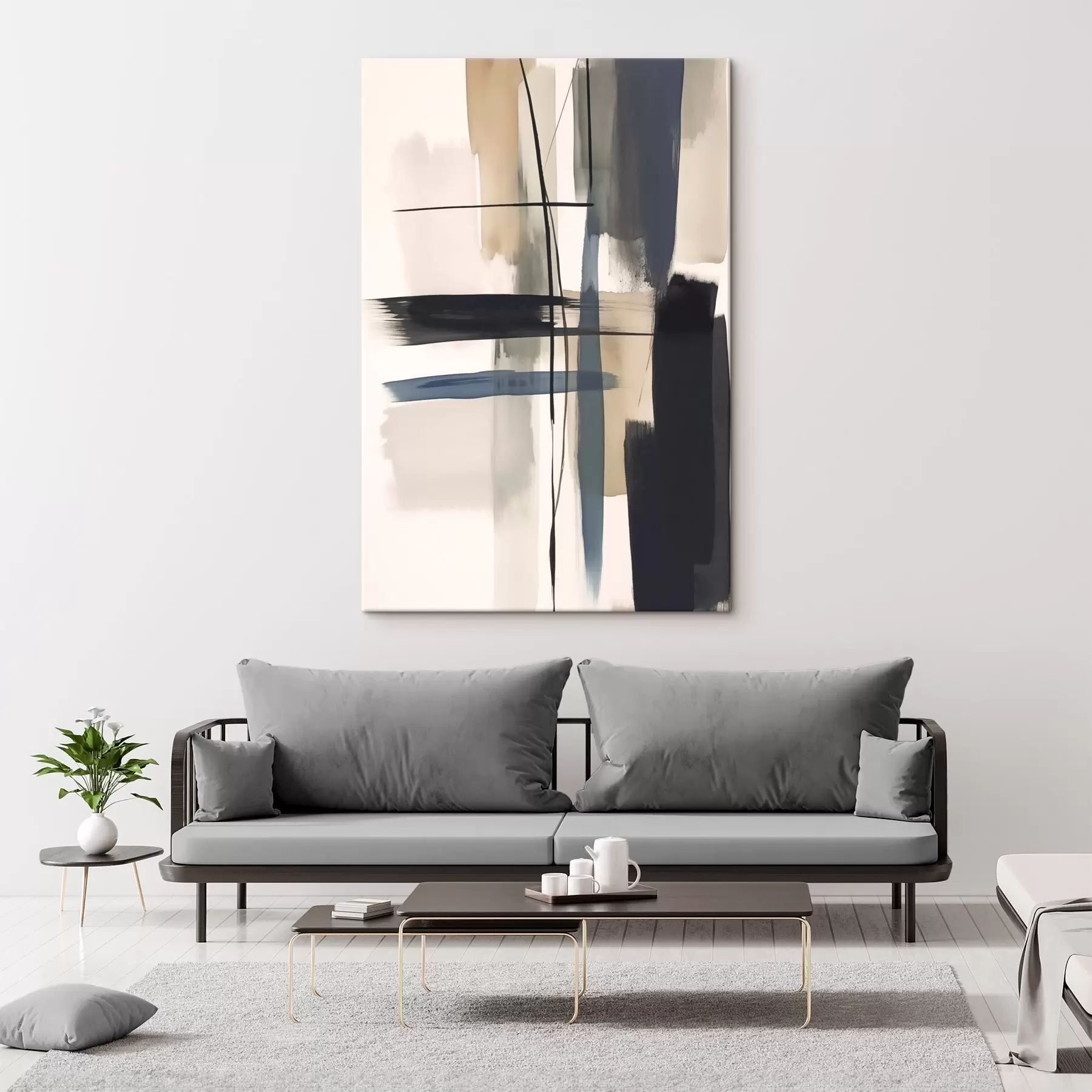 Paveikslėlis Abstraktaus teptuko potėpio imitacija s46907