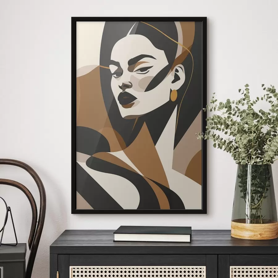 Fototapetai Abstraktus moters portretas f46905