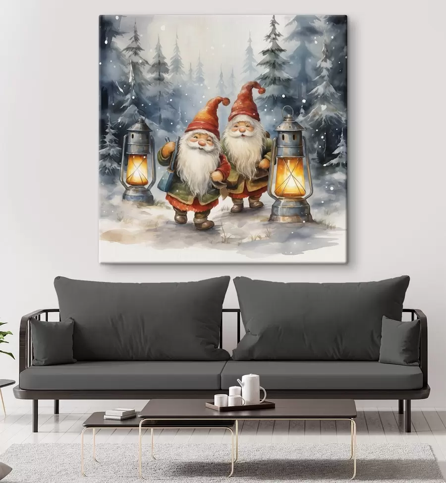 Paveikslėlis Naujųjų metų nykštukai, imituojantys akvarelę s46970