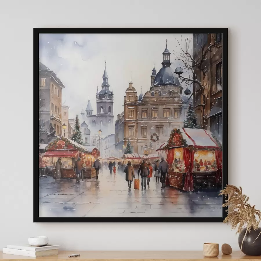 Fototapetai Žiemos Praha f46968