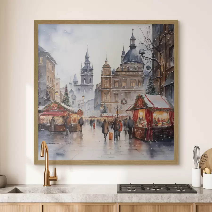 Fototapetai Žiemos Praha f46968
