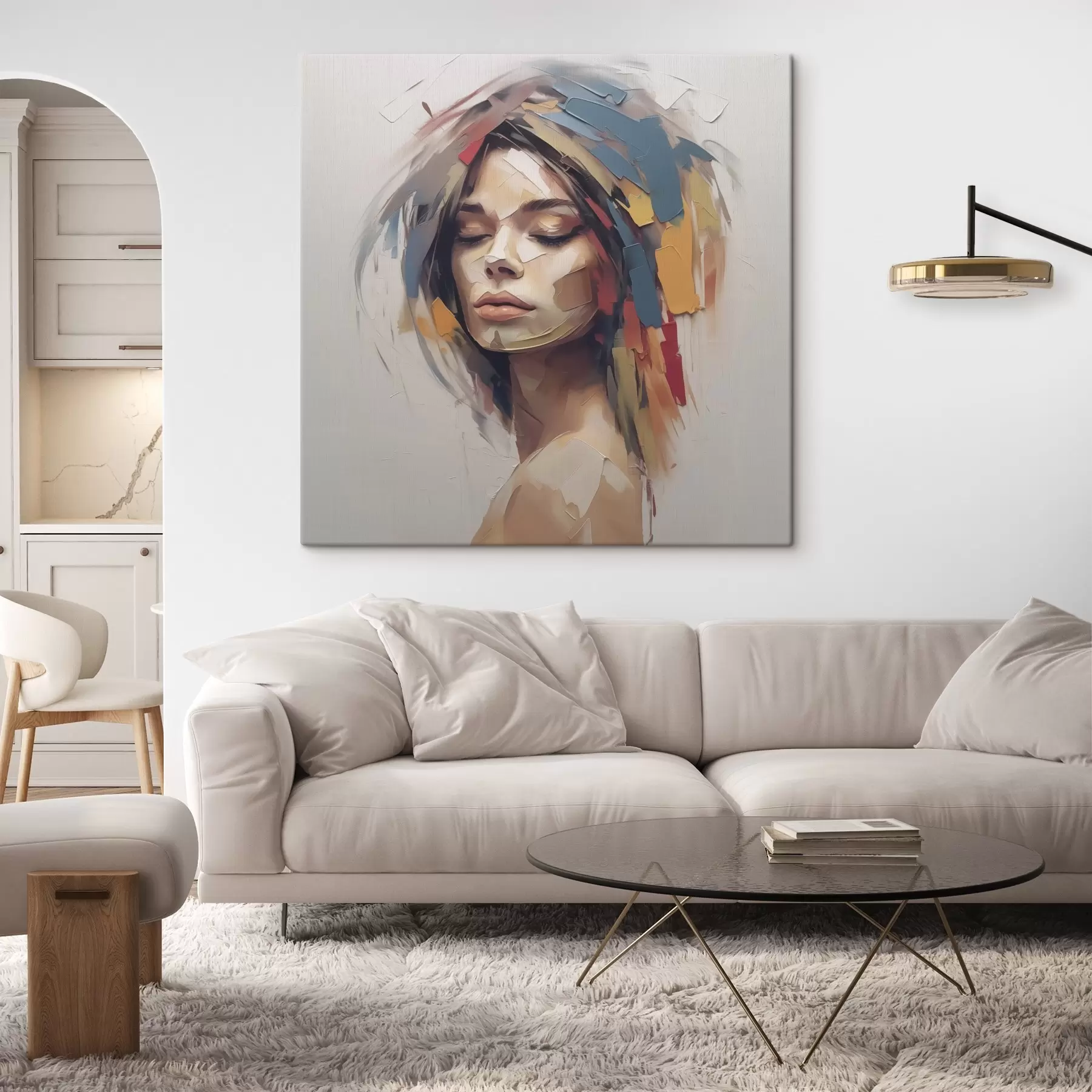 Paveikslėlis Abstraktus moters portretas s46917