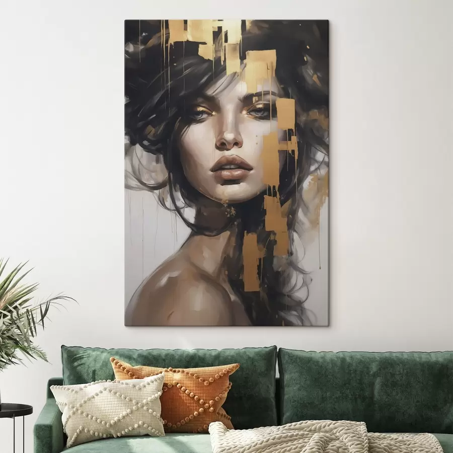 Paveikslėlis Abstraktus merginos portretas s46919